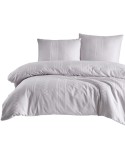 Pościel satyna bawełniana 160x200 + 2x70x80 Capital Light Grey Exclusive Darymex