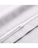 Pościel satyna bawełniana 160x200 + 2x70x80 Capital Light Grey Exclusive Darymex