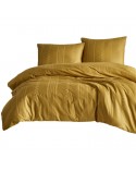 Pościel satyna bawełniana 180x200 + 2x70x80 Capital Mustard Exclusive Darymex