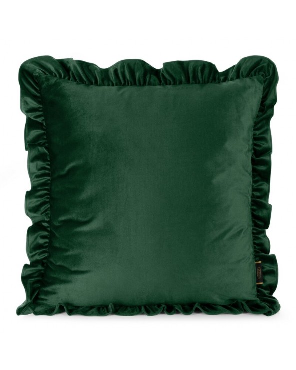 Poszewka velvet 60x60 Brenda ciemnozielona Eurofirany 