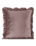 Poszewka velvet 60x60 Brenda pudrowa Eurofirany 