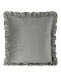 Poszewka velvet 60x60 Brenda srebrna Eurofirany 