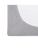 Prześcieradło bawełna jersey 80x180x5 z gumką popielate Darymex