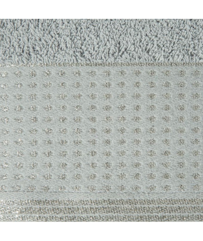 Ręcznik bawełna Luna 70x140 srebrny Eurofirany Ręcznik bawełna Luna 70x140 srebrny