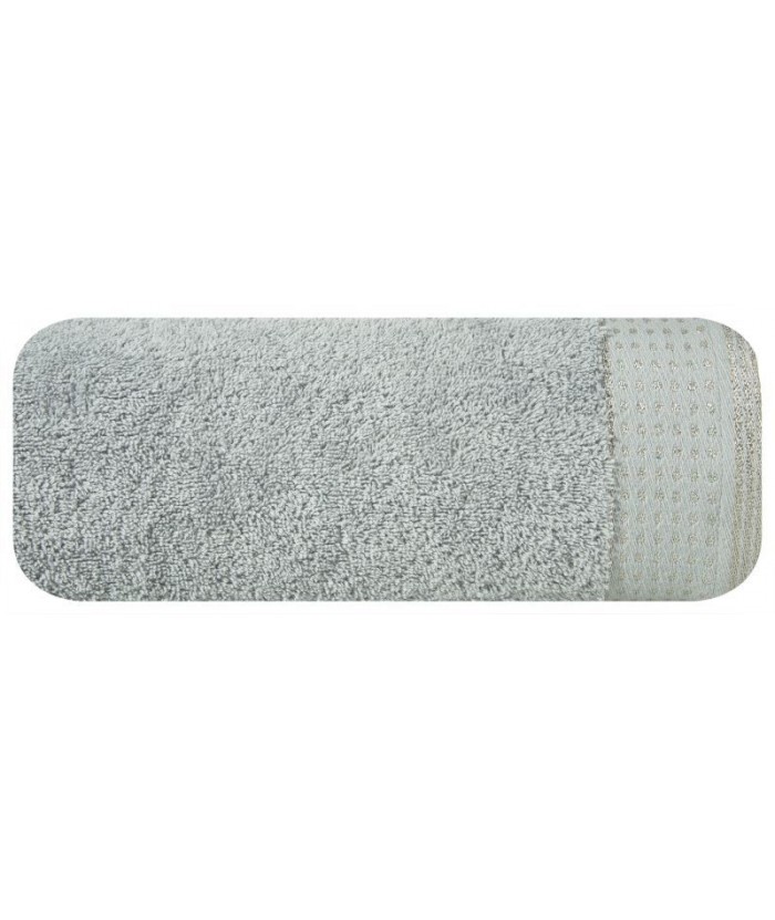 Ręcznik bawełna Luna 70x140 srebrny Eurofirany Ręcznik bawełna Luna 70x140 srebrny