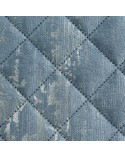 Narzuta mikrofibra 220x240 Blink 3 niebieska/srebrna Eurofirany 