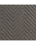 Narzuta mikrofibra 200x220 Len 3 popielata Eurofirany