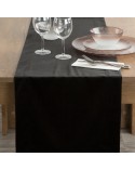 Bieżnik welwetowy 40x140 Melinda czarny Eurofirany