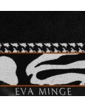 Ręcznik bawełna 70x140 Eva6 czarny Eurofirany 