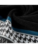 Ręcznik bawełna 70x140 Eva8 czarny Eurofirany 