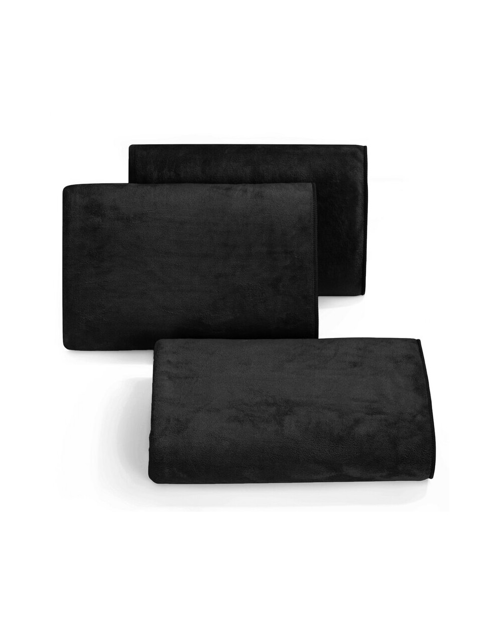 Ręcznik mikrofibra 80x150 Amy3 czarny Eurofirany 