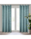 Zasłona velvet 140x250 Aluvia ciemnoturkusowa Eurofirany 