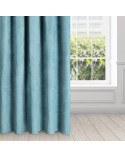 Zasłona velvet 140x250 Amaya ciemnomiętowa Eurofirany 