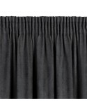 Zasłona velvet 140x250 Amaya czarna Eurofirany 