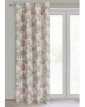 Zasłona płócienna 140x250 Demi naturalna/różowa Eurofirany