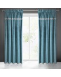 Zasłona velvet 140x270 Jovita ciemnoturkusowa Eurofirany 