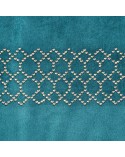 Zasłona velvet 140x270 Jovita ciemnoturkusowa Eurofirany 