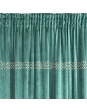 Zasłona velvet 140x270 Jovita zielona Eurofirany 