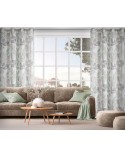 Zasłona 140x250 Millie naturalna/zielona Eurofirany 
