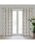Zasłona płócienna 140x250 Mira naturalna/brązowa Eurofirany 