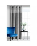 Zasłona velvet 140x250 Pilar stalowa Eurofirany 