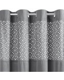 Zasłona velvet 140x250 Pilar stalowa Eurofirany 