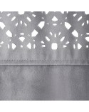 Zasłona velvet 140x250 Pilar stalowa Eurofirany 