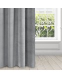 Zasłona velvet 140x250 Pilar stalowa Eurofirany 