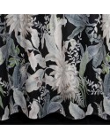 Zasłona velvet 140x270 Sally czarna/srebrna Eurofirany 