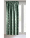 Zasłona velvet 140x270 Vilma ciemnozielona Eurofirany 