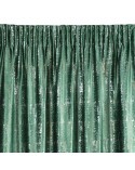 Zasłona velvet 140x270 Vilma ciemnozielona Eurofirany 
