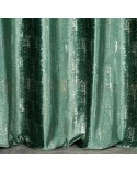 Zasłona velvet 140x270 Vilma ciemnozielona Eurofirany 
