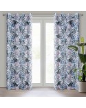 Firana 140x250 Malibu biała/srebrna Eurofirany 