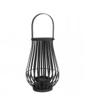 Lampion dekoracyjny 27x27x42cm Lena 01 grafitowy Eurofirany 