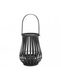 Lampion dekoracyjny 24x24x32cm Lena 02 grafitowy Eurofirany 