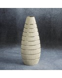 Wazon dekoracyjny 18x18x38cm Melinda 01 szampański Eurofirany 