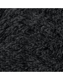 Pościel futrzana 160x200 + 2x70x80 Tiffany czarna Eurofirany 