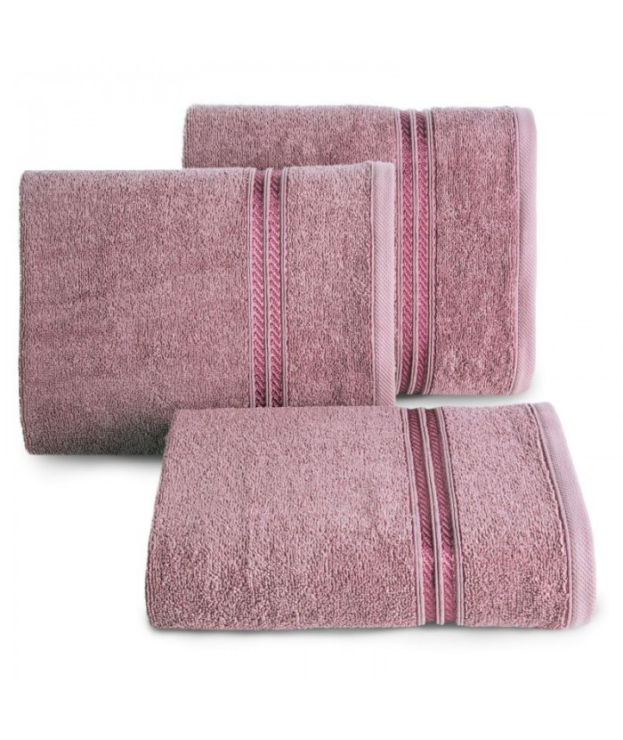 Ręcznik bawełna Lori 70x140 ciemnoliliowy Eurofirany Ręcznik bawełna Lori 70x140 ciemnoliliowy