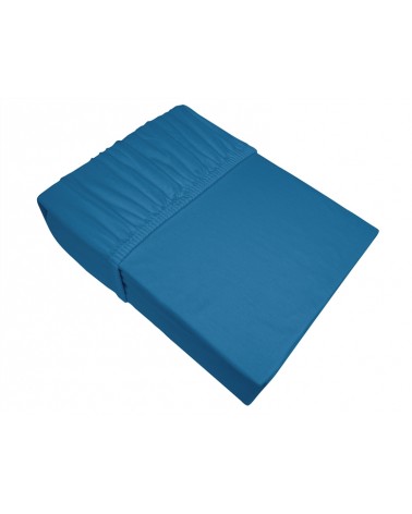 Prześcieradło bawełna jersey 140x200x25 z gumką Bielbaw aqua Greno