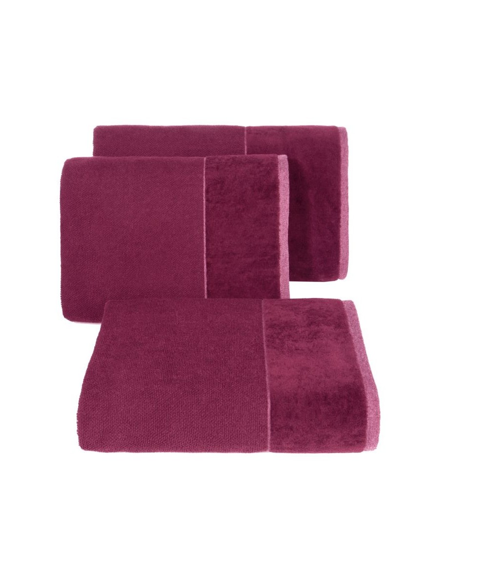 Ręcznik bawełna Lucy 50x90 amarantowy