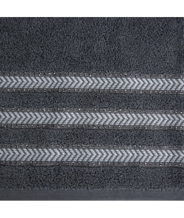 Ręcznik bawełna Musa 70x140 stalowy Eurofirany Ręcznik bawełna Musa 70x140 stalowy