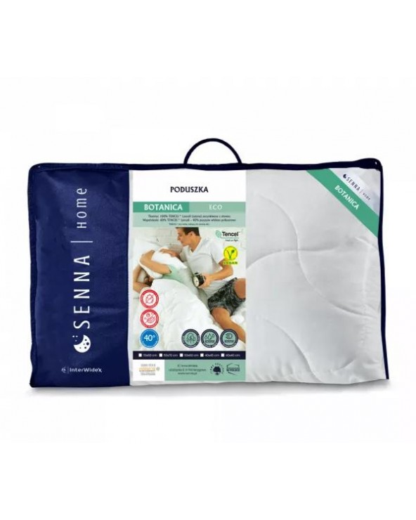 Poduszka 50x60 tencel antybakteryjna pikowana Botanica Inter Widex Poduszka 50x60 tencel antybakteryjna pikowana Botanica Inter Widex