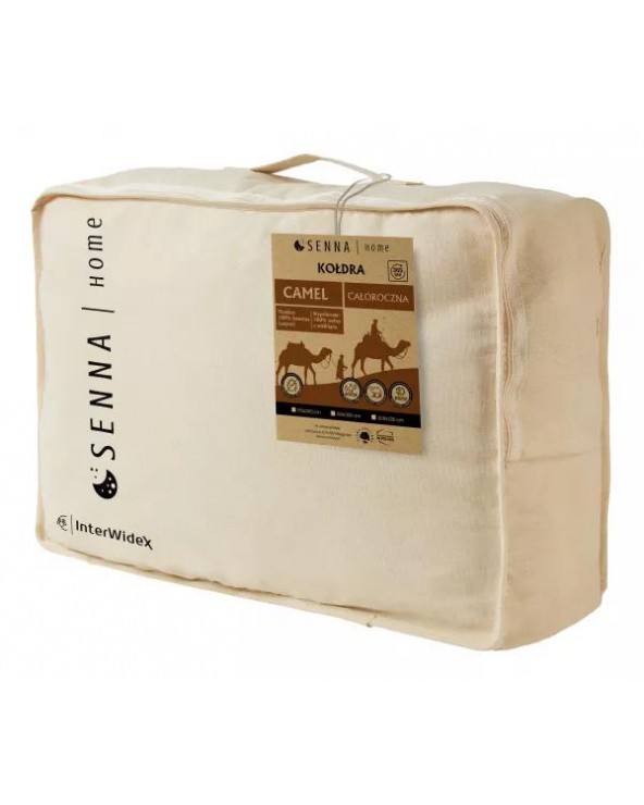 Kołdra 180x200 wełna wielbłąda całoroczna Camel Inter Widex