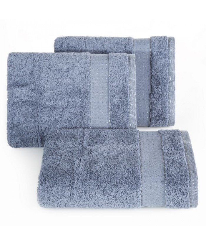 Ręcznik bawełna Beth 70x140 niebieski Eurofirany Ręcznik bawełna Beth 70x140 niebieski
