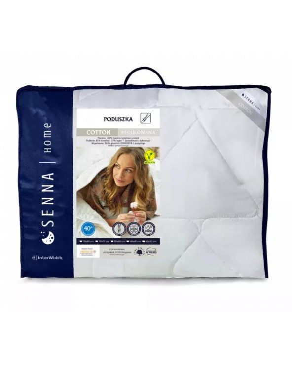 Poduszka 70x80 bawełna z kukurydzą regulowana Cotton Inter Widex Poduszka 70x80 bawełna z kukurydzą regulowana Cotton Inter Widex