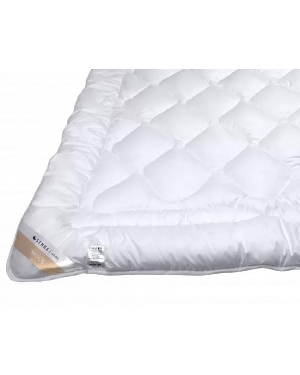 Kołdra 200x220 wełna z merynosów całoroczna biała Merino Inter Widex Kołdra 200x220 wełna z merynosów całoroczna biała Merino Inter Widex