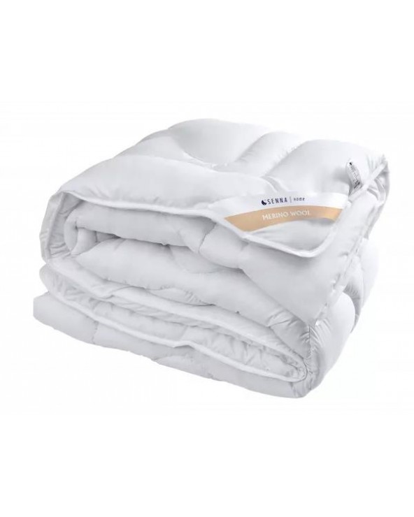 Kołdra 200x220 wełna z merynosów całoroczna biała Merino Inter Widex Kołdra 200x220 wełna z merynosów całoroczna biała Merino Inter Widex