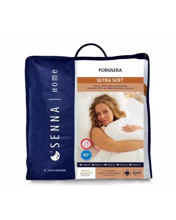Poduszka 40x40 bawełna bardzo miękka Ultra Soft Inter Widex Poduszka 40x40 bawełna bardzo miękka Ultra Soft Inter Widex