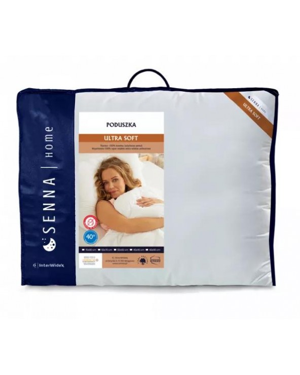 Poduszka 70x80 bawełna bardzo miękka Ultra Soft Inter Widex Poduszka 70x80 bawełna bardzo miękka Ultra Soft Inter Widex