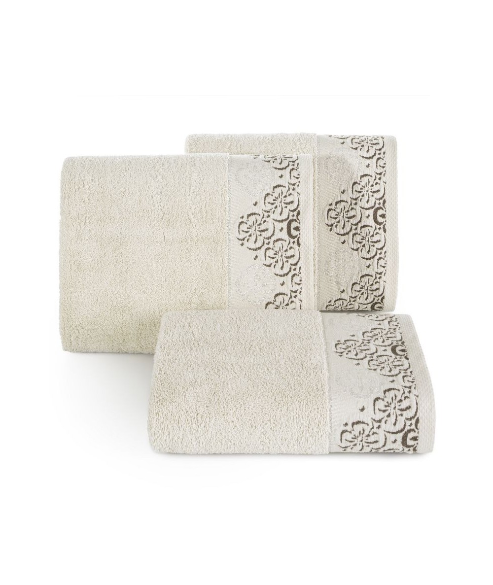 Ręcznik bawełna Iwona 70x140 beżowy